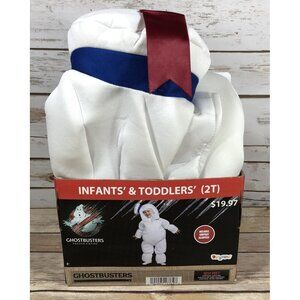 NEW Disguise Ghostbusters Puft Infants Toddlers Size 2T Padded Jumpsuit Head